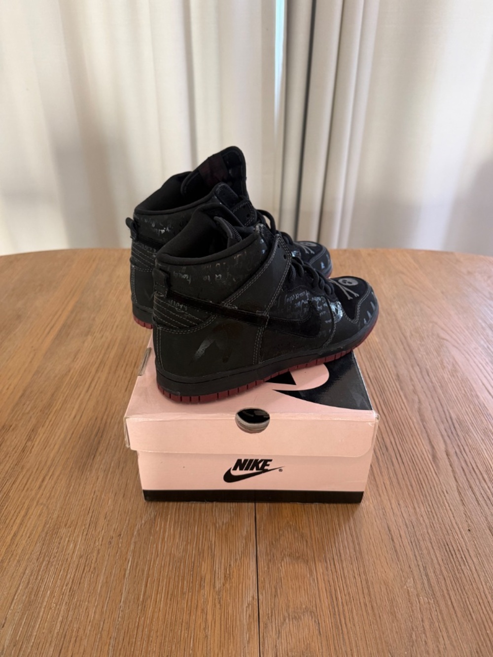 NIKE SB DUNK HIGH NEW SIZE 9.5 MELVINS DARK CHARCOAL BLACK 305050 003 - Picture 6 of 9